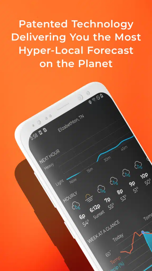 تحميل تطبيق MyRadar Premium لمعرفة الطقس اليوم
