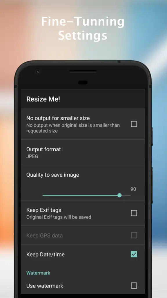 تحميل تطبيق Resize Me Pro لتعديل حجم الصور