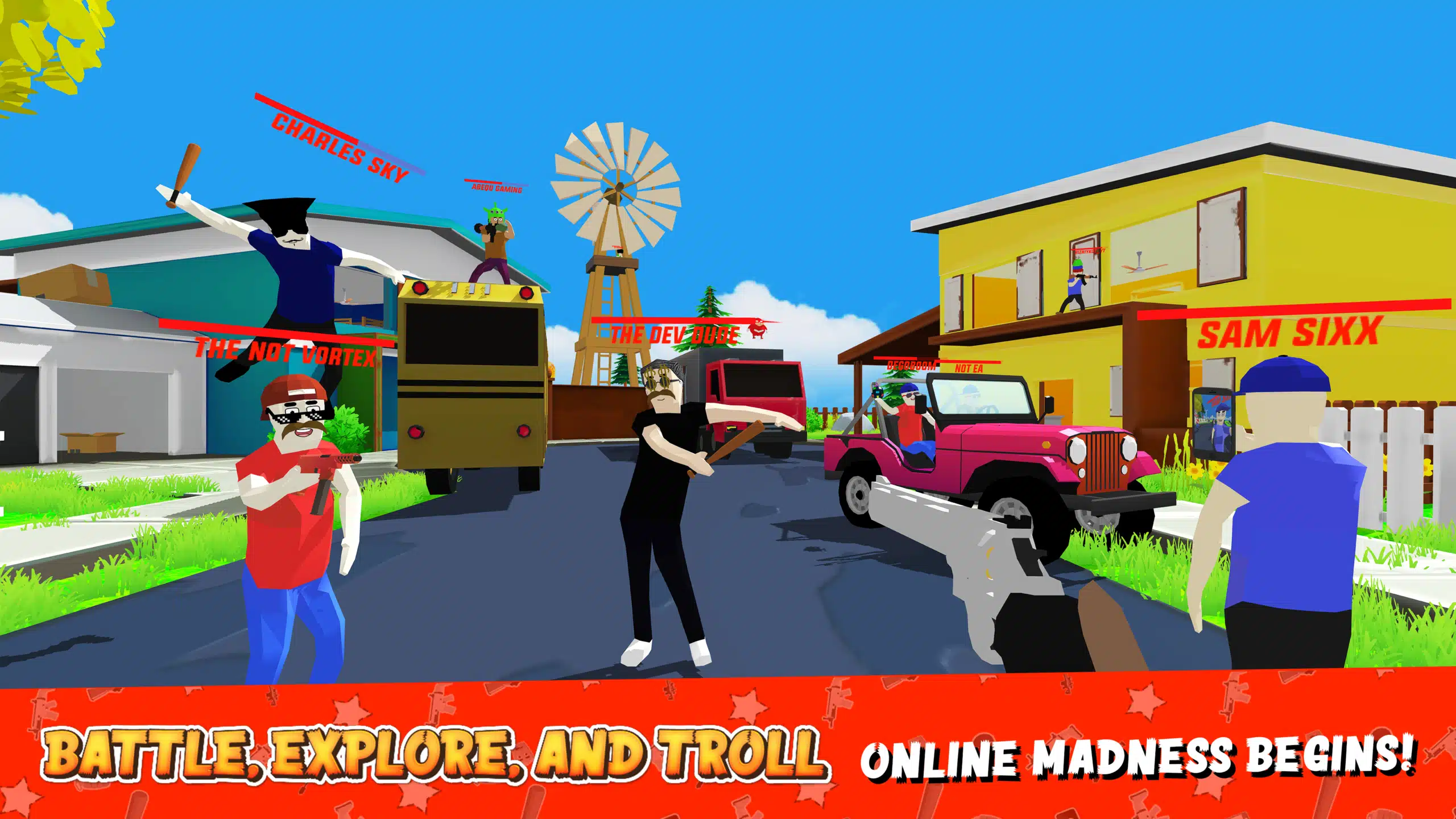 تحميل لعبة dude theft wars لعبة الفوضي و الجنون