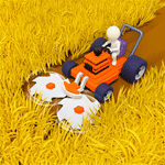 تحميل لعبة stone grass لمحاكاة قص العشب
