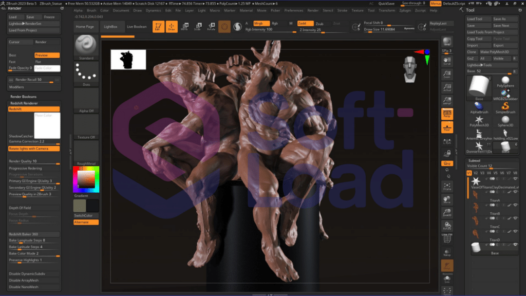 أهم مميزات برنامج Pixologic Zbrush 2026