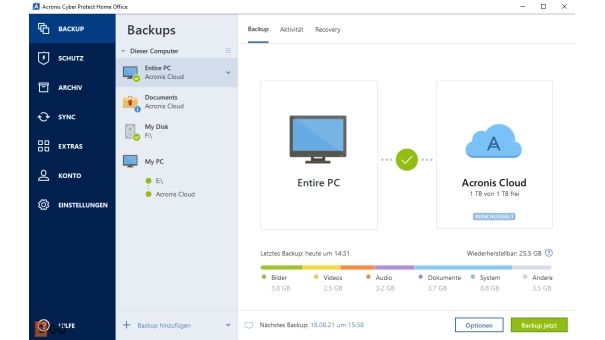 تحميل اسطوانة Acronis Cyber Protect Home Office دليلك الآمن لإنقاذ الويندوز واستعادة ملفاتك