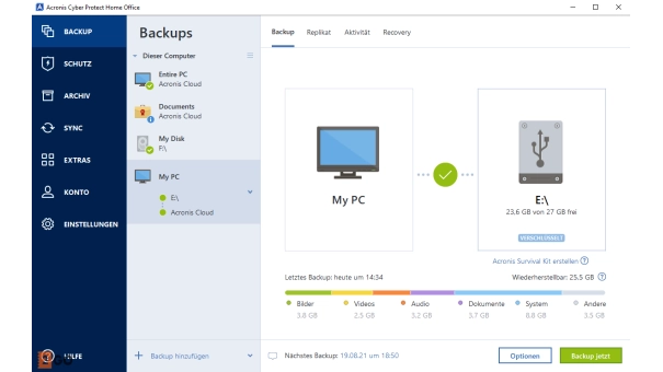 تحميل اسطوانة Acronis Cyber Protect Home Office دليلك الآمن لإنقاذ الويندوز واستعادة ملفاتك