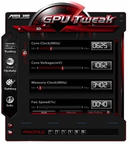 تحميل برنامج ASUS GPU Tweak III للتحكم في اداء بطاقة الرسوميات