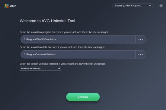 تحميل برنامج AVG Clear إزالة جميع منتجات AVG