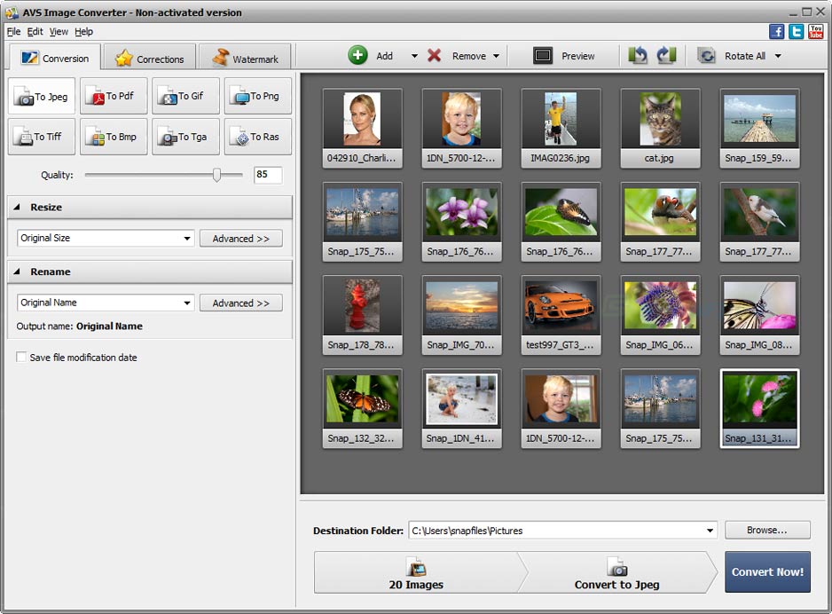 تحميل برنامج AVS Image Converter لتحويل ملفات الصور بين مختلف الصيغ