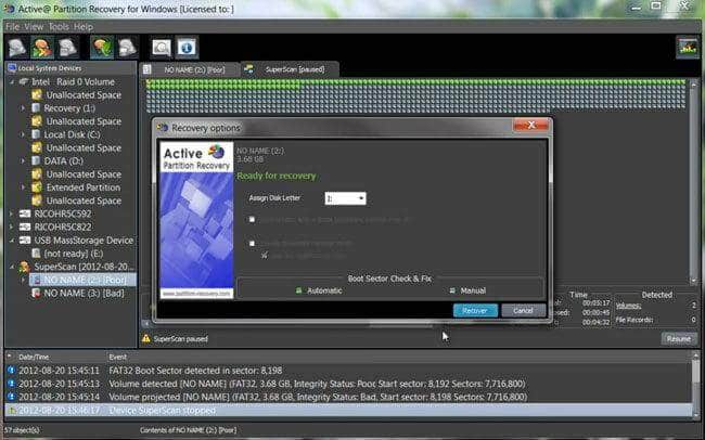 تحميل برنامج Active Partition Recovery Ultimate لاستعادة الأقسام المحذوفة أو المفقودة من الأقراص الصلبة