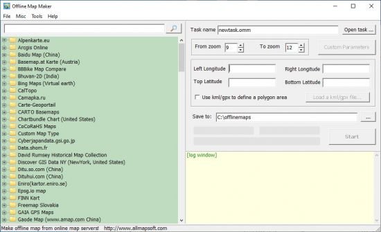 تحميل برنامج AllMapSoft Offline Map Maker لتنزيل الخرائط