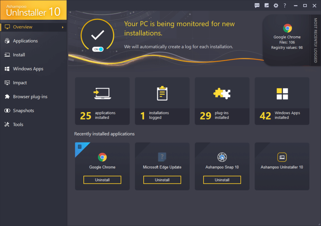 تحميل برنامج Ashampoo UnInstaller لإزالة البرامج والتطبيقات بالكامل