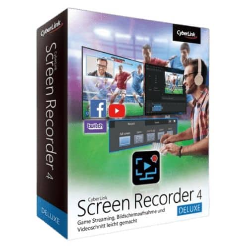 تحميل برنامج CyberLink Screen Recorder Deluxe  لتسجيل شاشة الكمبيوتر