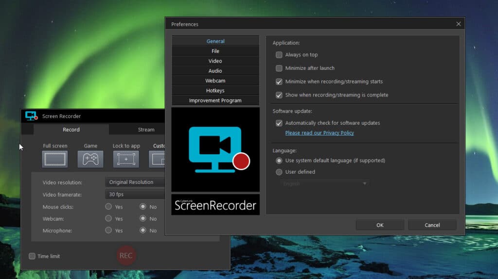 تحميل برنامج CyberLink Screen Recorder Deluxe  لتسجيل شاشة الكمبيوتر