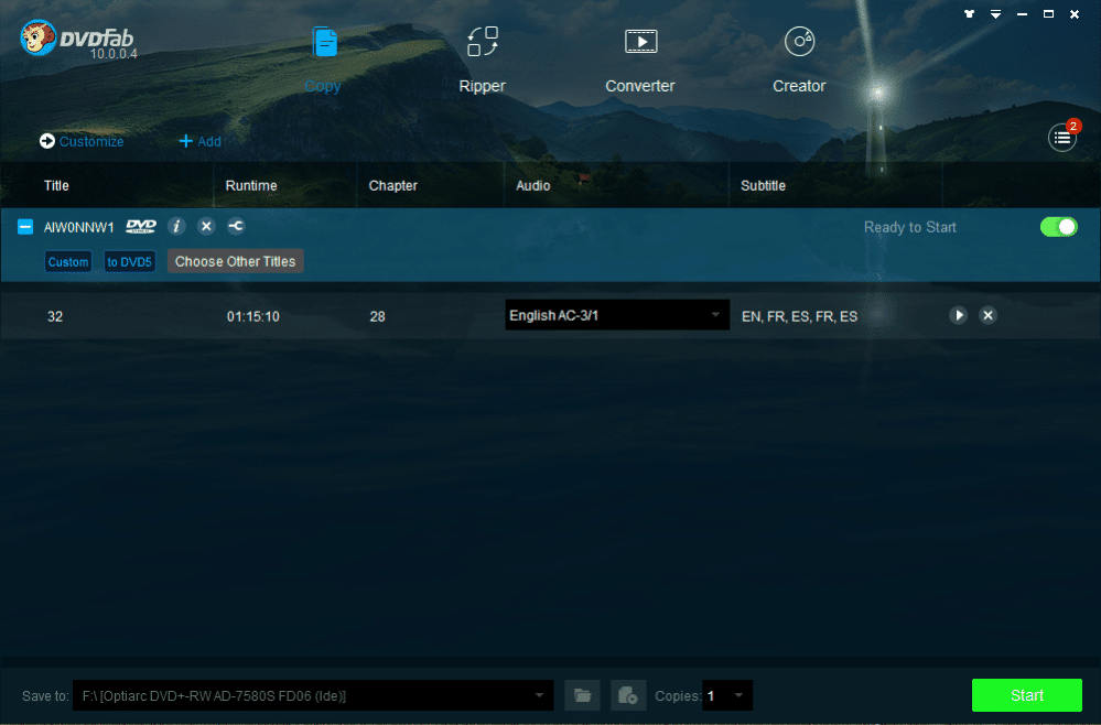 تحميل برنامج DVDFab مجموعة برامج شاملة متخصصة في التعامل مع أقراص الفيديو الرقمية