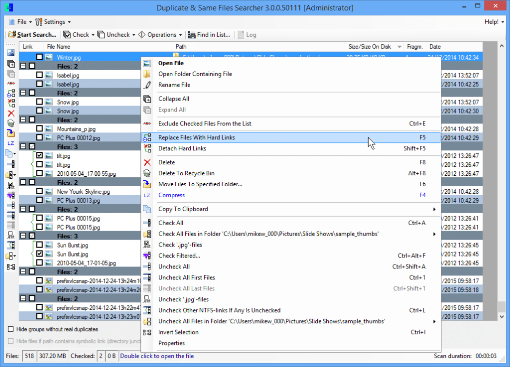 تحميل برنامج Duplicate Same Files Searcher لمساعدتك في العثور على الملفات المكررة وحذفها