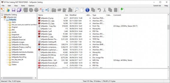تحميل برنامج EF File Catalog لإنشاء قاعدة بيانات تحتوي على معلومات حول جميع الملفات