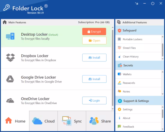 تحميل برنامج Folder Lock لحماية الملفات والمجلدات