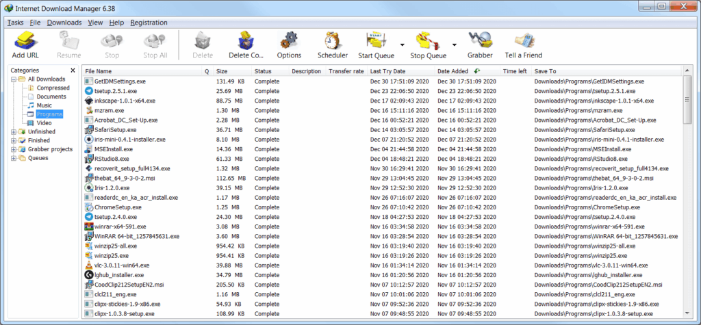 تحميل برنامج Internet Download Manager لإدارة وتنزيل الملفات من الإنترنت
