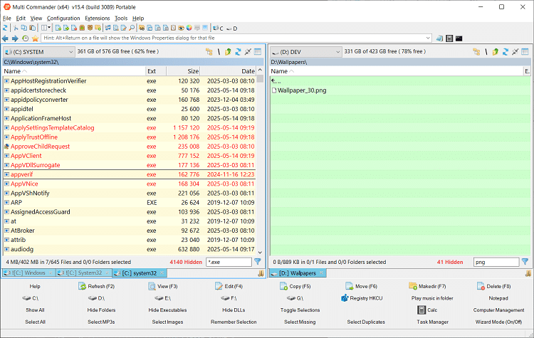 تحميل برنامج Multi Commander مدير ملفات