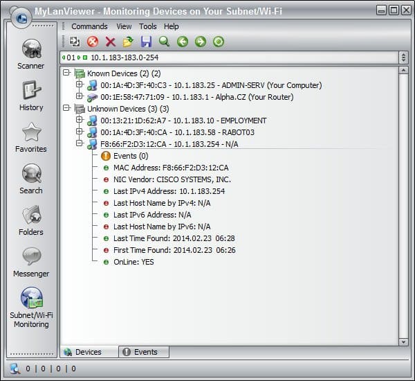 تحميل برنامج MyLanViewer Enterprise لمسح الشبكات المحلية وتحليلها