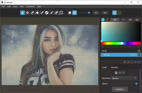 تحميل برنامج Nevercenter Pixelmash إنشاء فن البكسل والرسوم المتحركة 