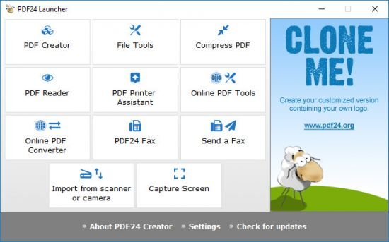 تحميل برنامج PDF24 Creator لإدارة وإنشاء ملفات PDF
