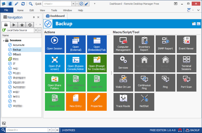 تحميل برنامج Remote Desktop Manager لإدارة الاتصالات عن بُعد