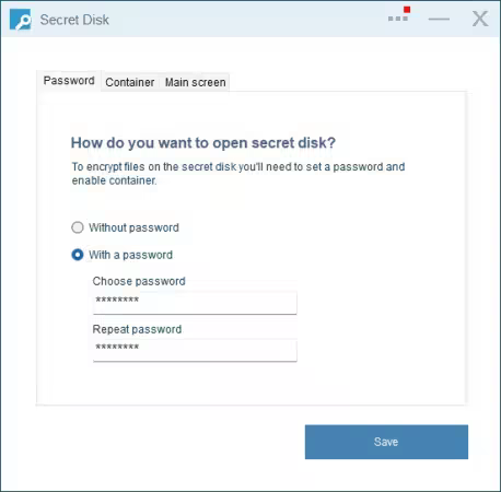 تحميل برنامج Secret Disk Professional لإنشاء مساحات تخزين افتراضية مشفرة