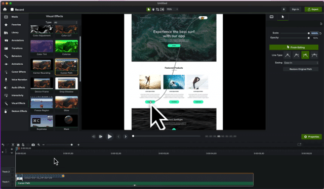 تحميل برنامج TechSmith Camtasia لتسجل الشاشة وتحرير الفيديو