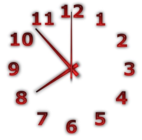 تحميل برنامج TheAeroClock عرض ساعة رقمية أو تناظرية شفافة على سطح مكتب