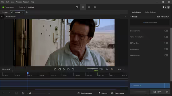 تحميل برنامج Topaz Video لمعالجة الفيديو باستخدام نماذج الذكاء الاصطناعي