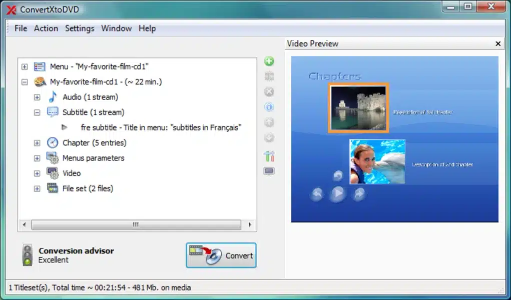 تحميل برنامج VSO ConvertXtoDVD تحويل ملفات الفيديو إلى صيغة متوافقة مع أقراص DVD