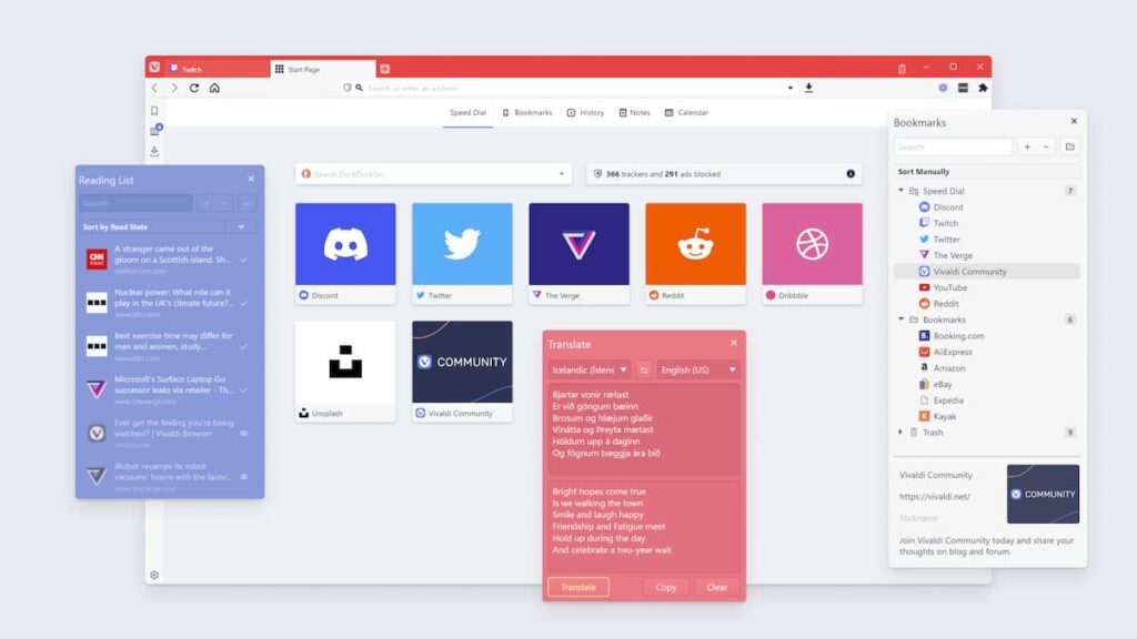 تحميل برنامج Vivaldi متصفح يتيح التحكم الكامل في تجربة التصفح