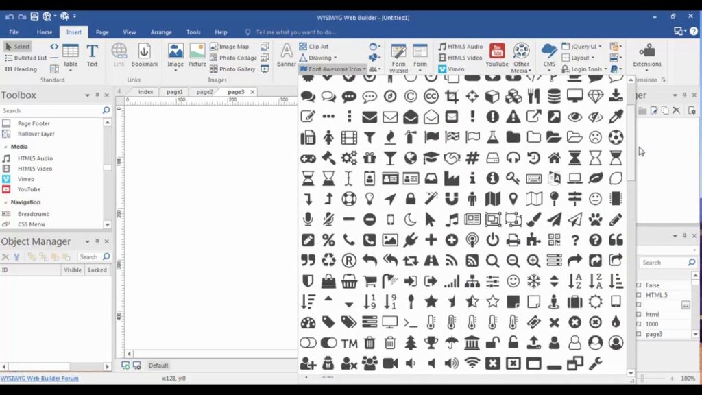 تحميل برنامج WYSIWYG Web Builder لتصميم مواقع الويب