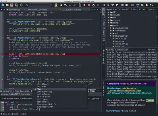 تحميل برنامج Wing Pro بيئة تطوير مصممة خصيصًا للغة البرمجة Python