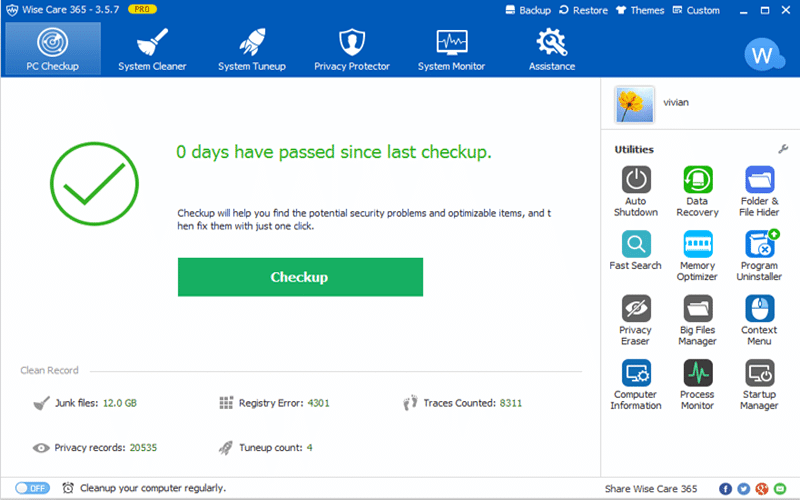 تحميل برنامج Wise Care 365 Pro لتحسين أداء أجهزة الكمبيوتر