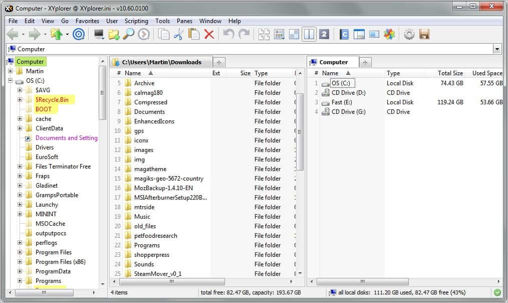 تحميل برنامج XYplorer لإدارة الملفات