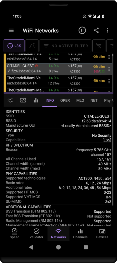 تحميل برنامج analiti - Speed & WiFi لتحليل شبكات الواي فاي