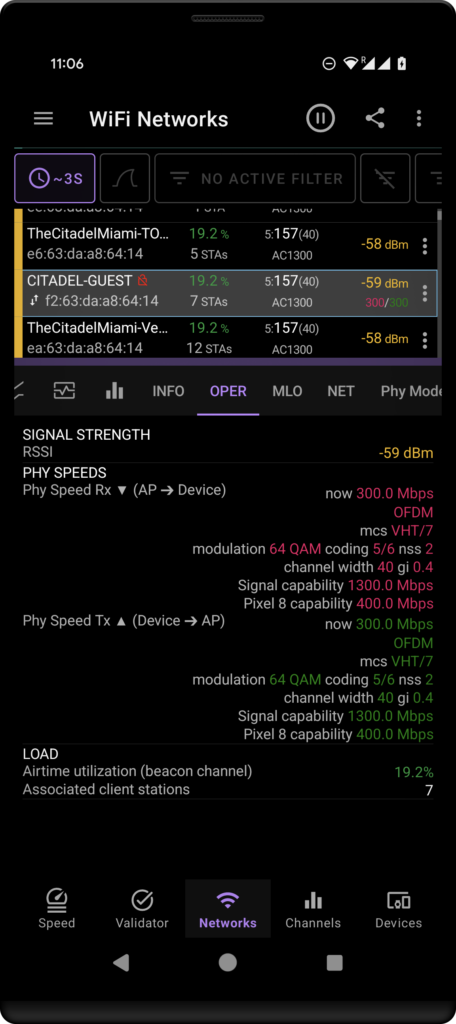 تحميل برنامج analiti - Speed & WiFi لتحليل شبكات الواي فاي