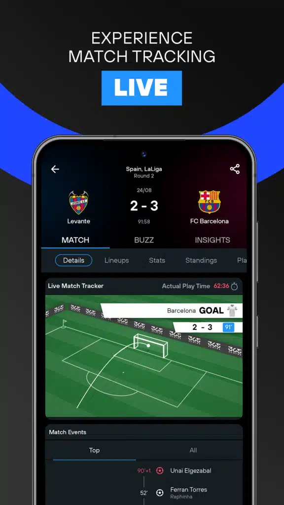 تحميل تطبيق 365Scores: Live Scores & News | لتغطية الاخبار و النتائج المباشرة