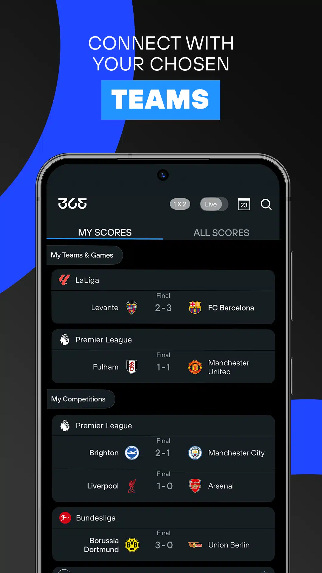 تحميل تطبيق 365Scores: Live Scores & News | لتغطية الاخبار و النتائج المباشرة
