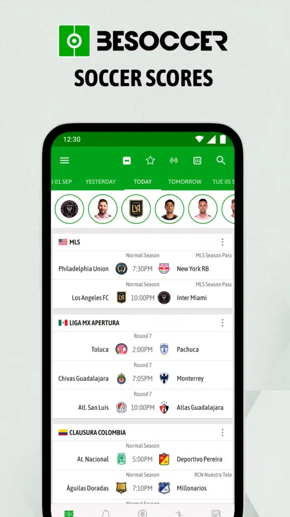 تحميل تطبيق BeSoccer Soccer Live تغطية شاملة ومباشرة لنتائج المباريات
