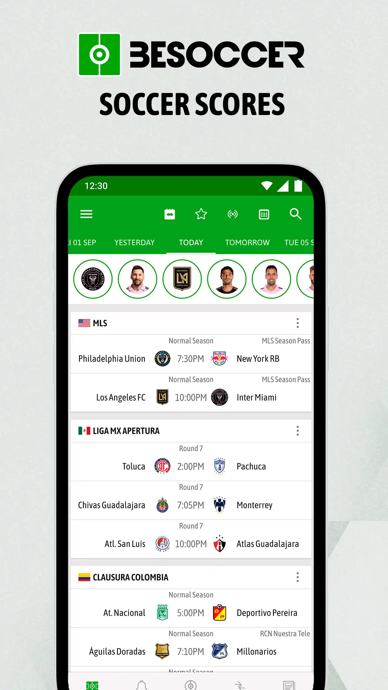 تحميل تطبيق BeSoccer Soccer Live تغطية شاملة ومباشرة لنتائج المباريات