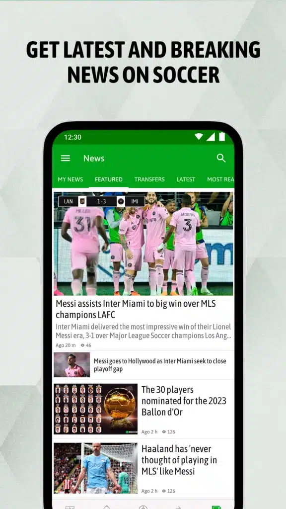 تحميل تطبيق BeSoccer Soccer Live تغطية شاملة ومباشرة لنتائج المباريات