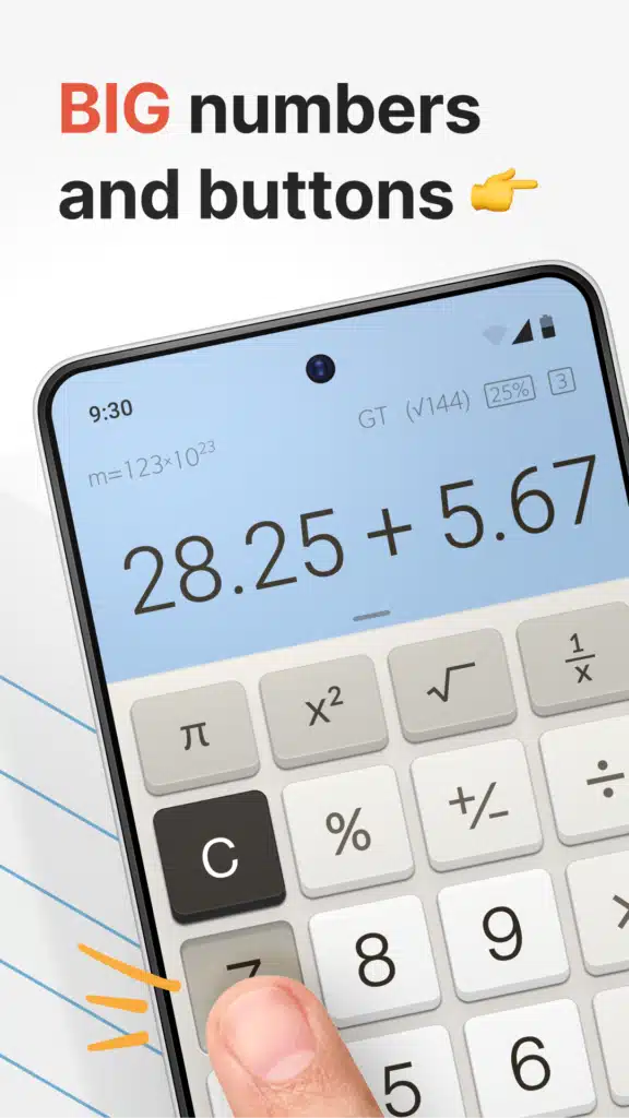 تحميل تطبيق Calculator Plus with History آلة حاسبة بسيطة وذكية