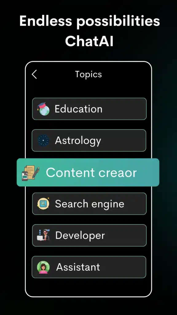 تحميل تطبيق Chat AI AI Chatbot Assistant مساعد شخصي افتراضي