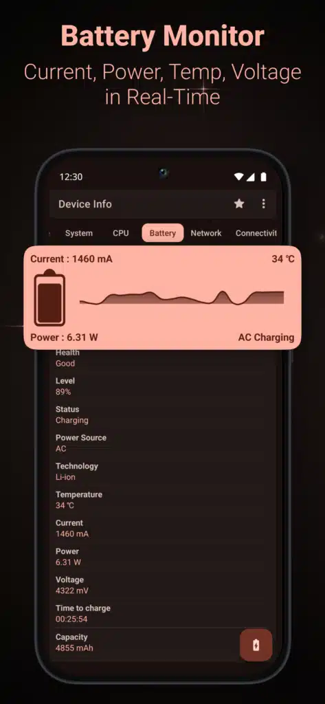 تحميل تطبيق Device Info System & CPU Info للتشخيص الشامل