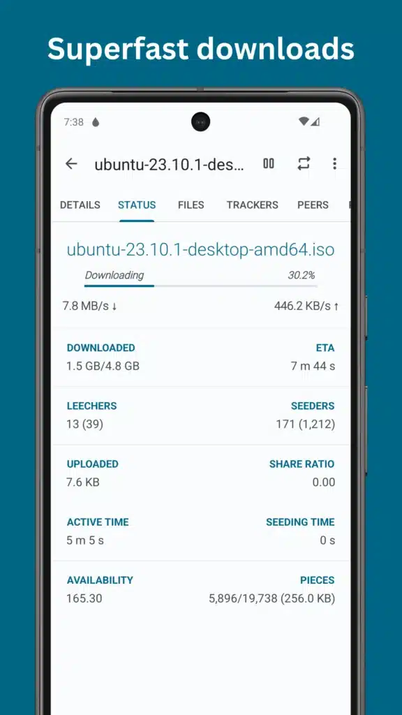 تحميل تطبيق Flud لإدارة ملفات التورنت