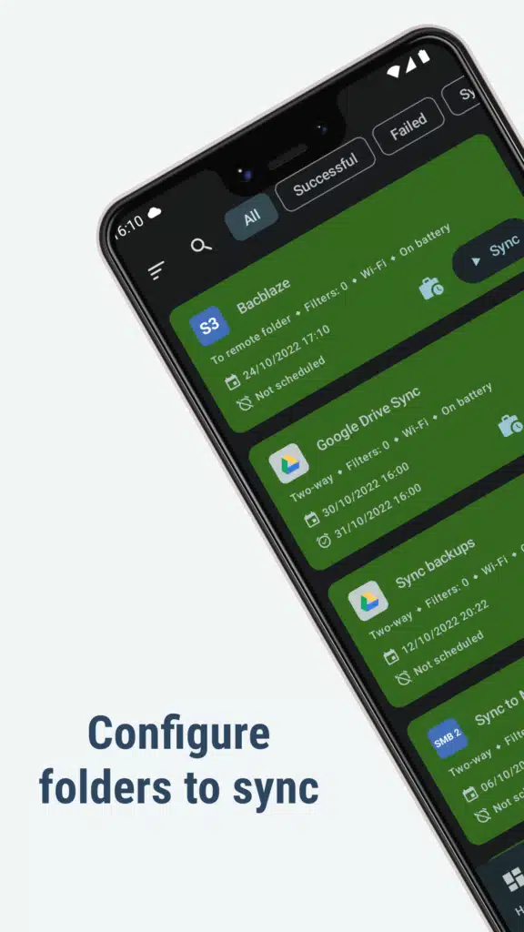 تحميل تطبيق FolderSync Pro لإدارة ومزامنة الملفات