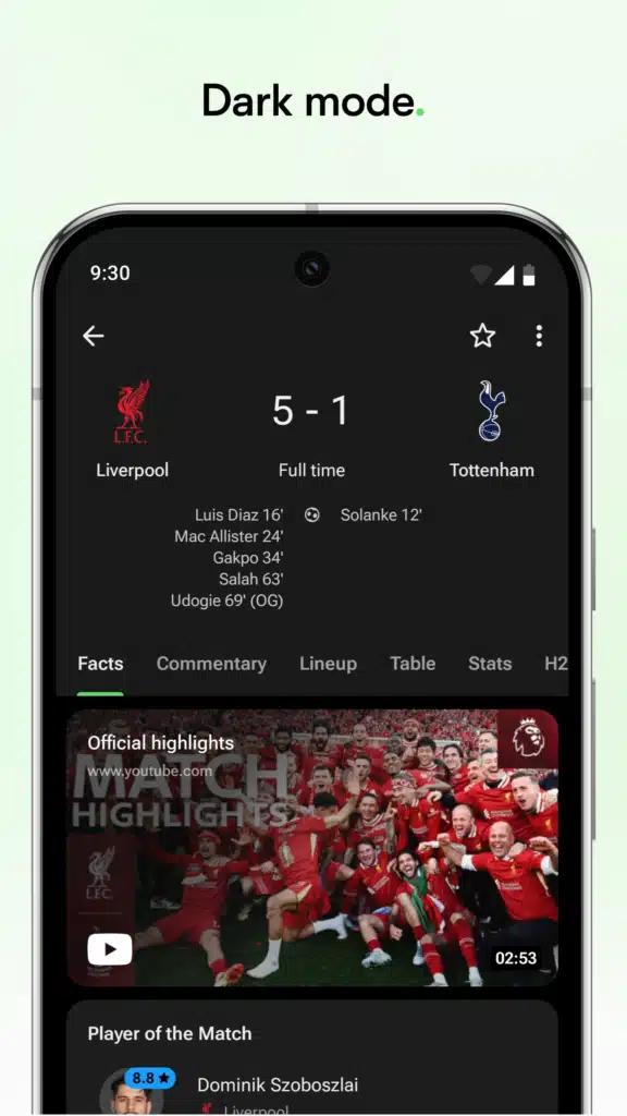 تحميل تطبيق FotMob - Soccer Live Scores المصدر الأول لعشاق كرة القدم