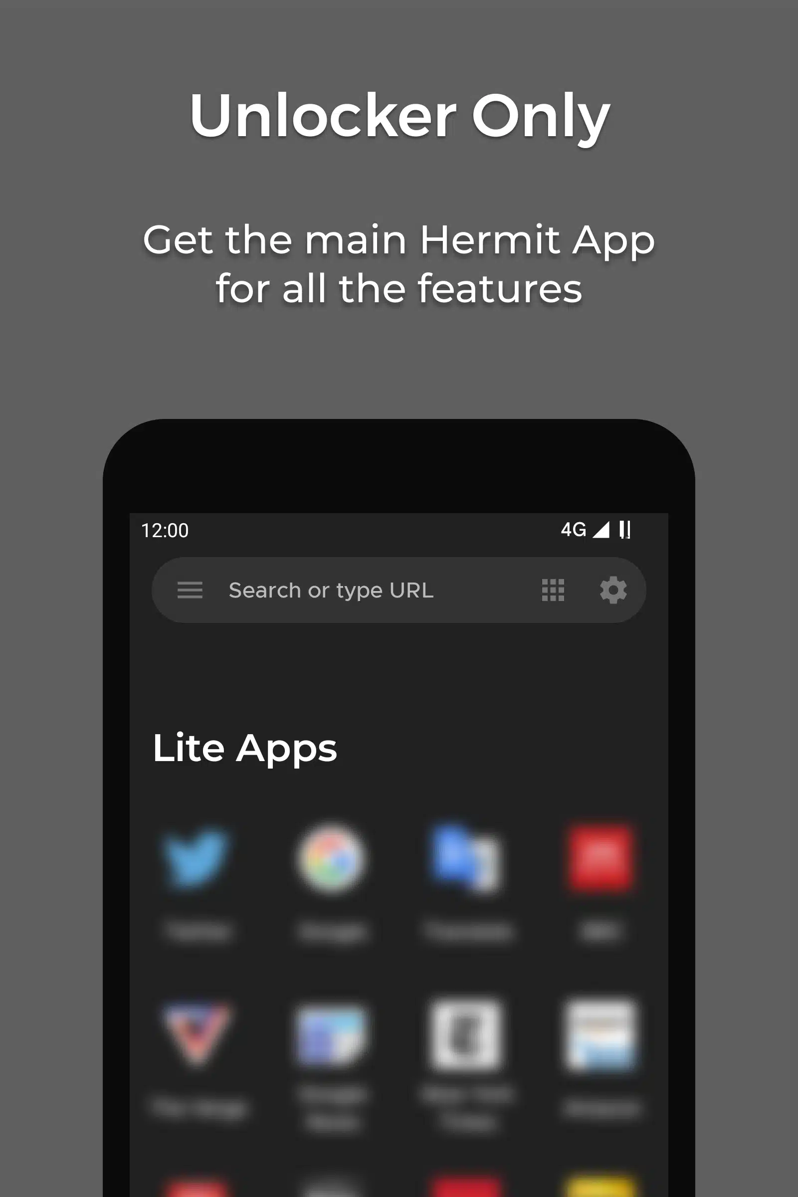 تحميل تطبيق Hermit Premium - Unlocker متصفحًا متخصصًا لإنشاء التطبيقات الخفيفة (4)