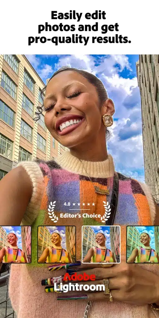 تحميل تطبيق Lightroom Photo & Video Editor لتحرير الصور وتنظيمها وإدارتها